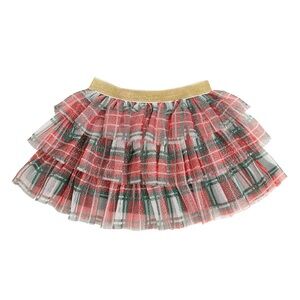 Wink Girls Christmas Plaid Tutu Skirt Size 2-4 Y
